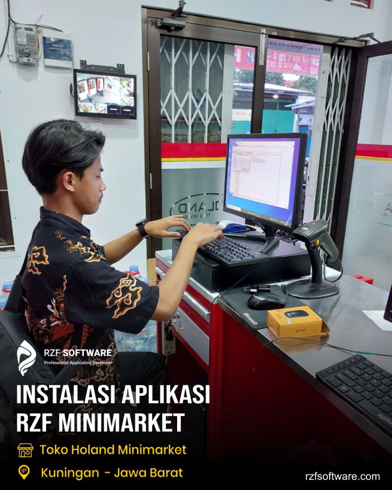 Instalasi Aplikasi Kasir RZF Minimarket Kuningan - Holand MInimarket