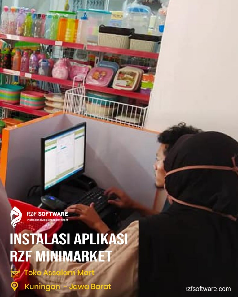 Instalasi Aplikasi Kasir RZF Minimarket Kuningan - Assalam Mart