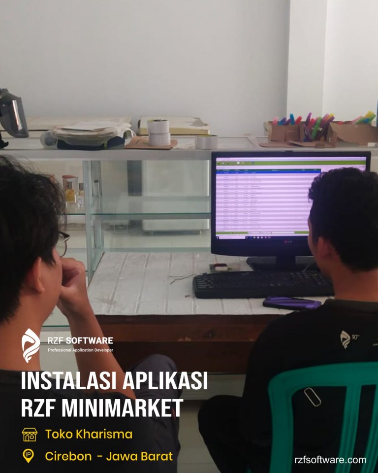 Instalasi Aplikasi RZF MInimarket Cirebon - Toko Kharisma