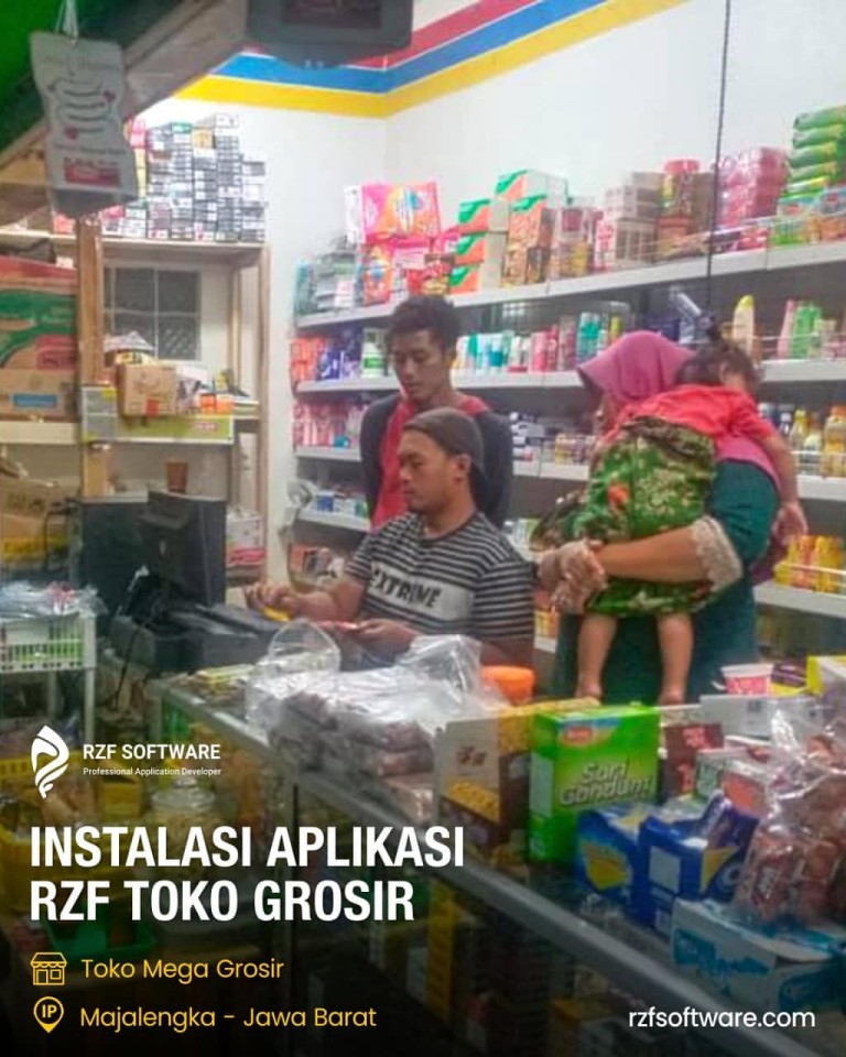 Instalasi Aplikasi Kasir Majalengka - Toko Mega Grosir