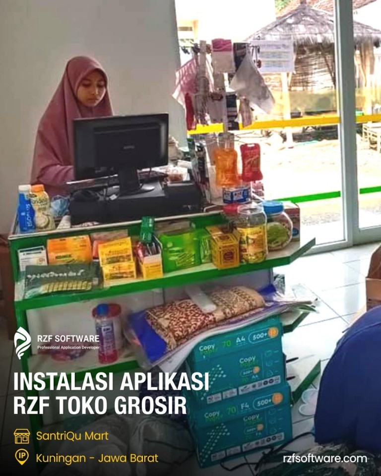 Instalasi Aplikasi Kasir Kuningan - Santri Qu Mart