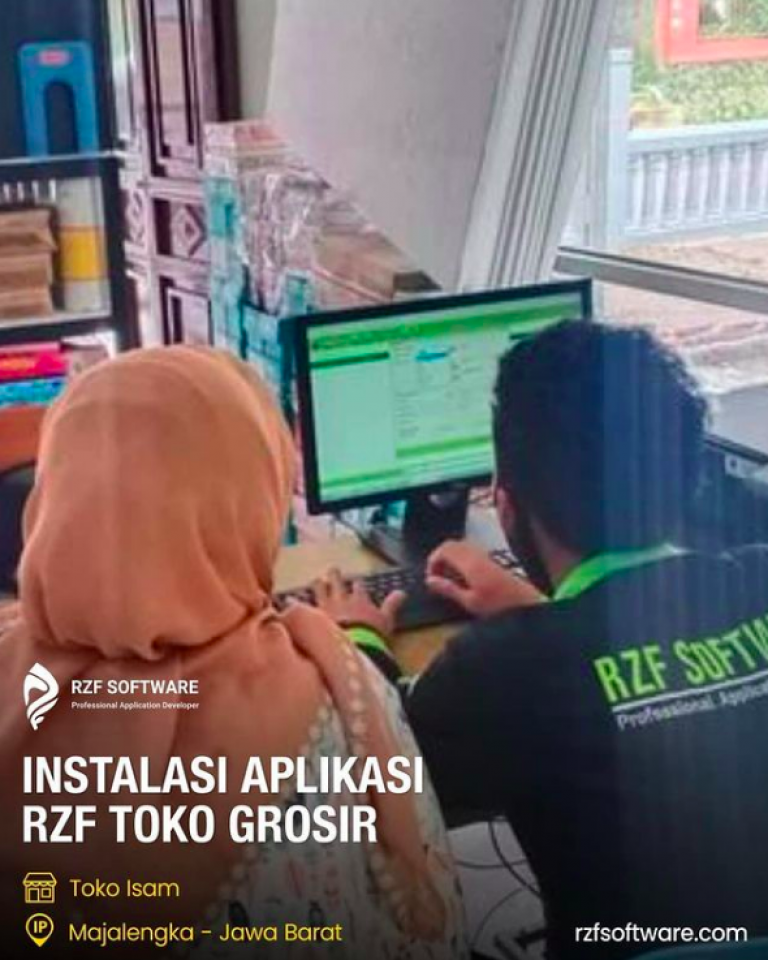 Instalasi Aplikasi Kasir Majalengka - Toko Isam 