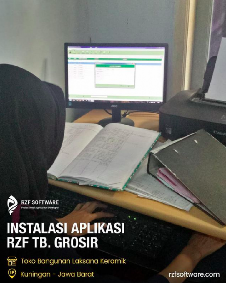 Instalasi Aplikasi Kasir Kuningan - TB Laksana Keramik