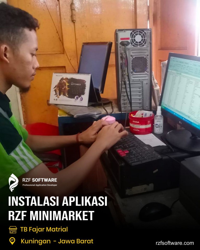 Instalasi Aplikasi RZF Minimarket Kuningan - TB Fajar Material